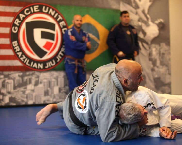 Brazilian Jiu Jitsu training at Gracie United